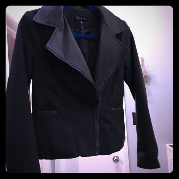 Hunter green Moto blazer - Picture 1 of 5